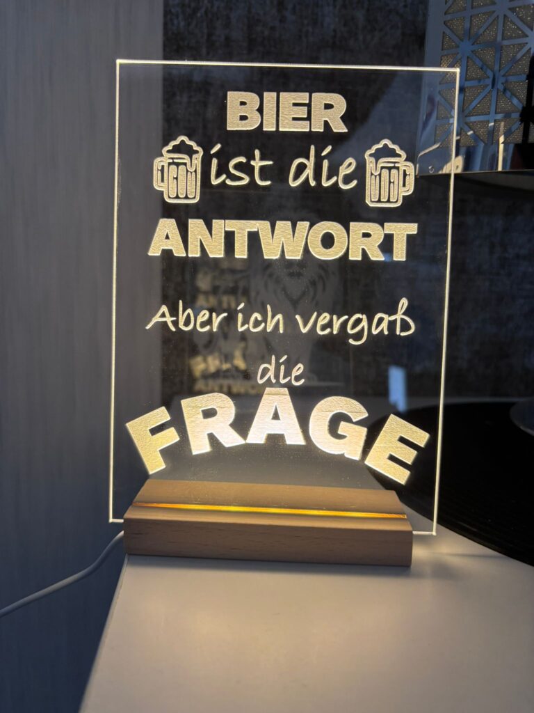 Bier ist die Antwort